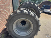 Wheels, Tyres, Rims & Dual spacers Michelin 900/50R42 710/55R30