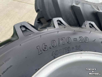 Wheels, Tyres, Rims & Dual spacers BKT 16.0/70-20  of 400/70-20
