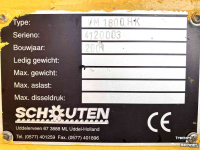 Sweepers and vacuum sweepers Schouten VM 1800 HK