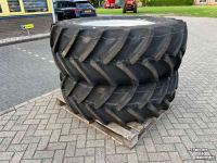 Wheels, Tyres, Rims & Dual spacers Mitas 540/65R34 NIEUW incl. NH velgen
