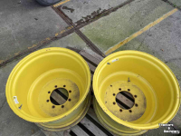 Wheels, Tyres, Rims & Dual spacers John Deere 6.130 R 18X28 2100 spoor