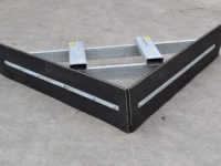 Rubber yard scraper Qmac RSLVVB 250 Rubberschuif / Erfschuif / Modderschuif / Mestschuif / Sneeuwschuif