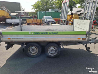 Car trailer up to 3500 Kg Humbaur HTK2000 Kipper aanhanger / aanhangwagen met mini hydrauliek / 3 kanten kippend