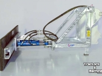 Manure scraper Qmac Module Mestschuif met rubbermat Mailleux aanbouw