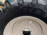 Wheels, Tyres, Rims & Dual spacers Trelleborg 650/65R38 100% TM 800