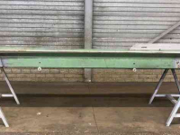Conveyor  4150X400 MM TRANSPORTBAND VLAKKE BAND FLAT BELT CONVEYOR BELT FLACHBAND FÖRDERBAND