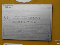 Snow Removal Equipment Nido Stratos B11K-27 VCLN-350 zoutstrooier pick-up uitvoering