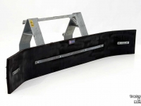 Rubber yard scraper Qmac Rubberschuif 270 met EURO aankoppeling Erfschuif / Modderschuif /