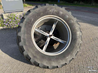 Wheels, Tyres, Rims & Dual spacers Michelin 540/65R34 Dubbellucht