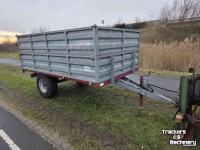 Dumptrailer Kersten 3,5 tons gegalvaniseerd kipper kipkar