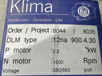 Stable Ventilation System Klima diverse ventilators