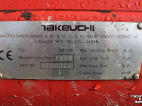 Excavator mobile Takeuchi TB070W mobiele graafmachine mobiele kraan bandenkraan
