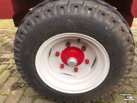 Low loader / Semi trailer  Enkelassige houten wagen