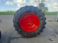 Wheels, Tyres, Rims & Dual spacers Michelin 16.9R24 & 18.4R38 AgriBIB