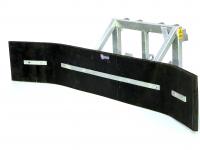 Rubber yard scraper Qmac Gummischieber für Hof 1.80 mtr anbau Schaffer