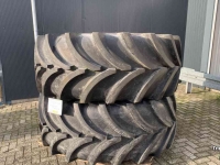 Wheels, Tyres, Rims & Dual spacers Vredestein 710/70R38 90% Traxion+