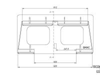 Other attachments and accessories Qmac Aanlasframe voor SCHAFFER loader GELASTE uitvoering