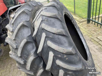 Wheels, Tyres, Rims & Dual spacers BKT 420/85R38, 16.9-38 BKT en Michelin banden