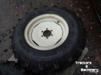 Wheels, Tyres, Rims & Dual spacers BKT 7.50-16