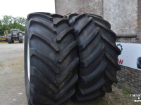 Wheels, Tyres, Rims & Dual spacers Michelin 800/70r38 demontage