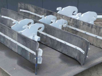 Rubber yard scraper Hofstede CW1 CW10 CW3 CW30 2.0M 2.6M 3.0M  rubberschuif modderschuif rubber modder blubber schuif