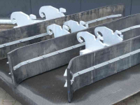 Rubber yard scraper Hofstede CW1 CW10 CW3 CW30 2.0M 2.6M 3.0M  rubberschuif modderschuif rubber modder blubber schuif