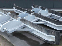 Rubber yard scraper Hofstede CW1 CW10 CW3 CW30 2.0M 2.6M 3.0M  rubberschuif modderschuif rubber modder blubber schuif
