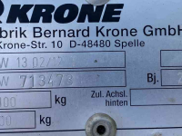 Tedder Krone KW 13.02/12T
