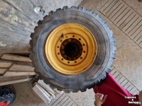Wheels, Tyres, Rims & Dual spacers Alliance 15.5 R25 Tubeless A600