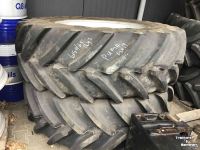 Wheels, Tyres, Rims & Dual spacers Michelin 650/65r42 met 10 gats velg 335mm hart