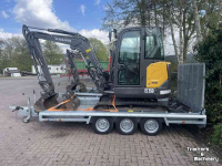 Mini-Excavator Volvo EC 35D Mini-Graver + Hulco Machinetransporter