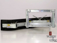 Manure scraper Qmac Modulo rubber manure scrapers 270cm hookup Terex