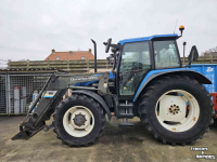 Tractor New Holland TS100 met voorlader, fronthef en pto