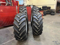 Wheels, Tyres, Rims & Dual spacers Michelin 540/65R30 MultiBIB / BKT 520/85R42 AgriMAX