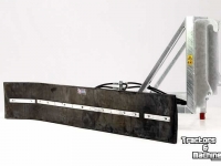 Rubber yard scraper Qmac Modulo rubber voerschuiven JCB Q-fit aanbouw