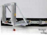 Rubber yard scraper Qmac Modulo rubber voerschuiven JCB Q-fit aanbouw