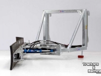 Rubber yard scraper Qmac Modulo rubber voerschuiven JCB Q-fit aanbouw