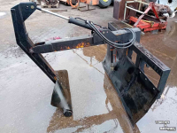 Bale clauw  Balenklem, Pakkenklem, boven-over, JCB aansluiting
