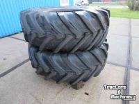 Wheels, Tyres, Rims & Dual spacers Michelin 480/80R26 banden