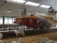Straw spreader for boxes Teagle Tomahawk 6200H