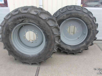 Wheels, Tyres, Rims & Dual spacers Mitas 540/65R30 AC65 trekkerbanden tractorbanden voorbanden wielen velgen 10 gaats