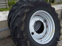 Wheels, Tyres, Rims & Dual spacers Michelin 540/65r30