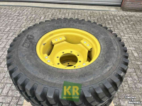 Wheels, Tyres, Rims & Dual spacers BKT 480/80R34 IND (18.4R34) Ride Max + 400/80R24 IND (14.9 R24) Ride max