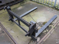Pallet Forks Hemach Palletvorkenbord met palletlepels 1250 mm palletvorken Euro voorlader aankoppeling