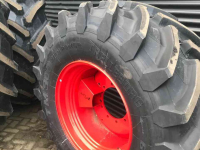 Wheels, Tyres, Rims & Dual spacers Trelleborg 600/70R30 + 710/70R42 100% TM 900
