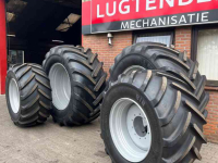 Wheels, Tyres, Rims & Dual spacers Michelin 900/50R42 en 710/55R30 Mach X BIB banden wielen velgen