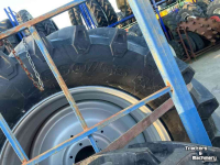Wheels, Tyres, Rims & Dual spacers Trelleborg 650/65R38 100% + 540/65R28 100% TM 800