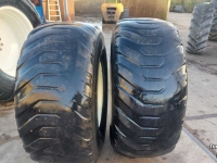 Wheels, Tyres, Rims & Dual spacers Nokian 550/60R22.5 en 710/55R34 Gazonbanden
