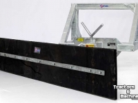 Rubber yard scraper Qmac Gummischieber für Hof mit anbau Schaef 823 834