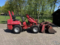 Wheelloader Weidemann 1230 shovel met vorken bak en mestklem